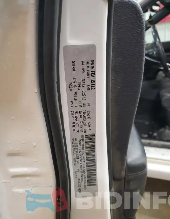 1C4RDJDG5KC780605 Photo# 13