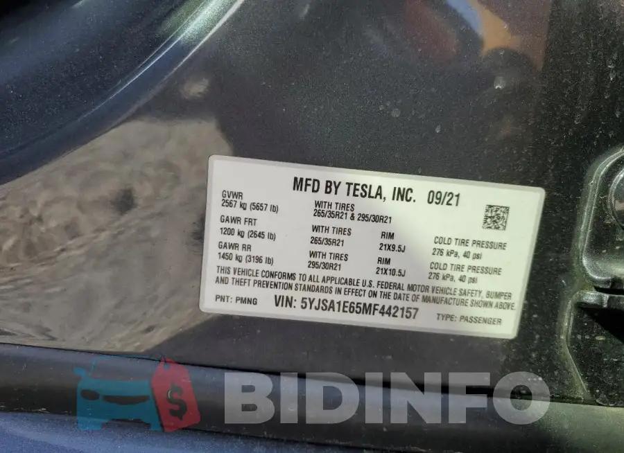 5YJSA1E65MF442157 Photo# 13