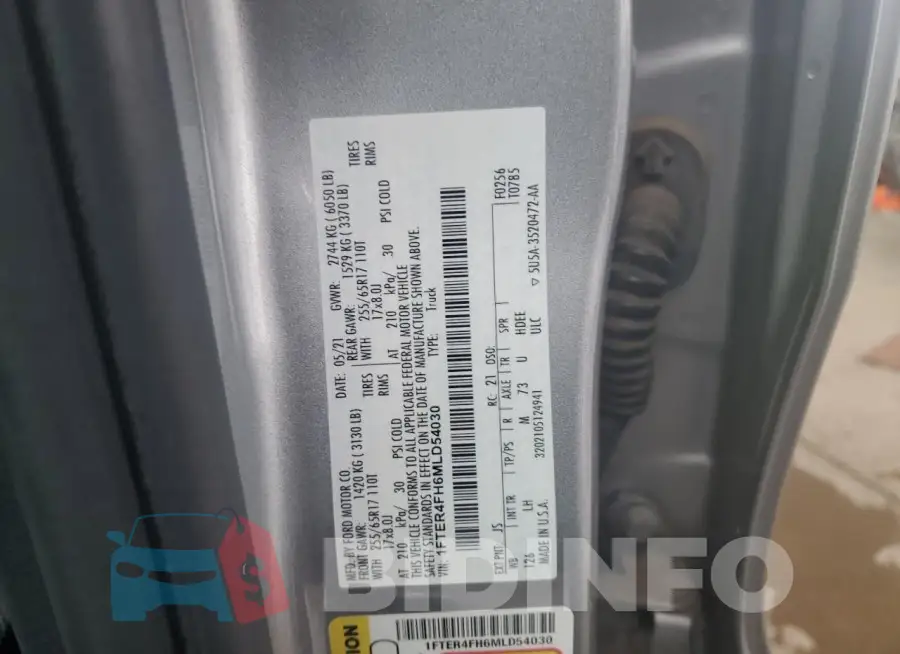 1FTER4FH6MLD54030 Photo# 12