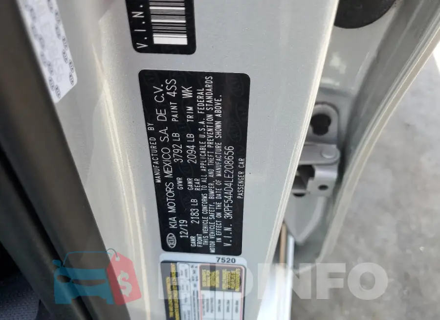 3KPF54AD4LE208656 Photo# 12