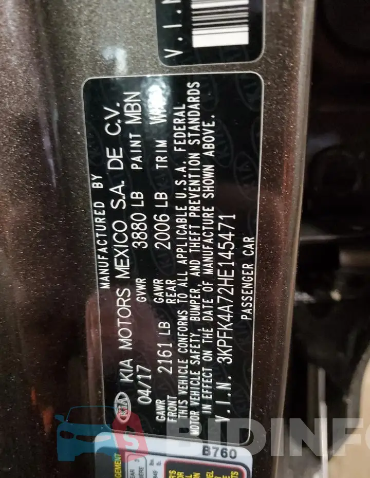 3KPFK4A72HE145471 Photo# 12