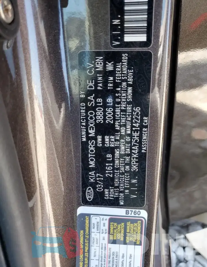 3KPFK4A75HE142256 Photo# 13