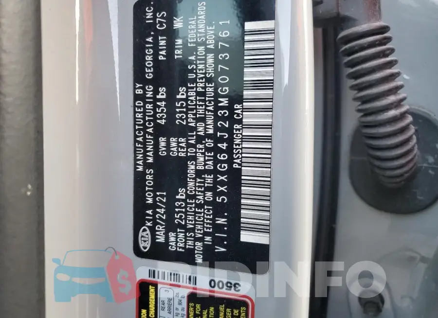 5XXG64J23MG073761 Photo# 13