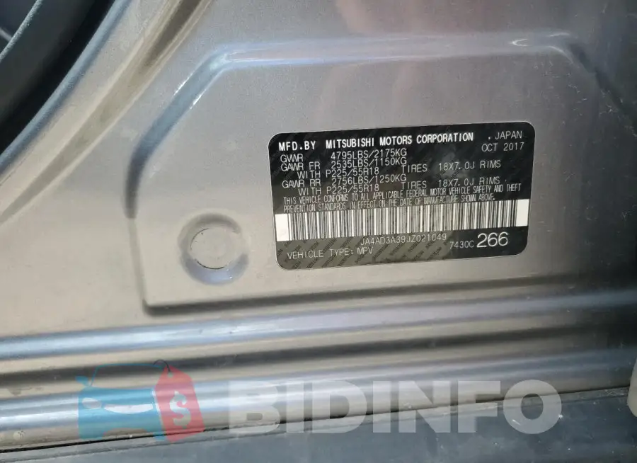 JA4AD3A39JZ021049 Photo# 14