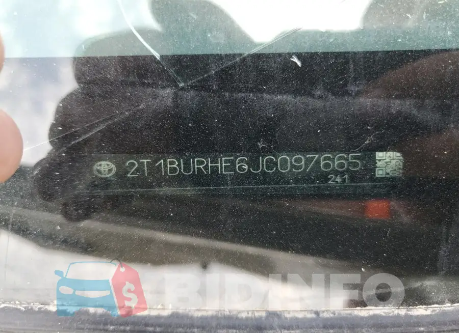 2T1BURHE6JC097665 Photo# 12