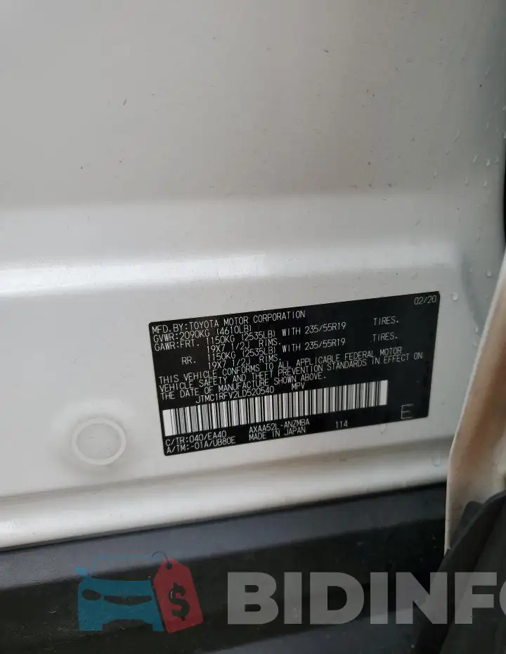 JTMC1RFV2LD520540 Photo# 13