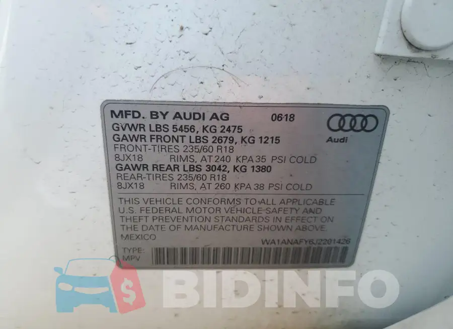 WA1ANAFY6J2201426 Photo# 13