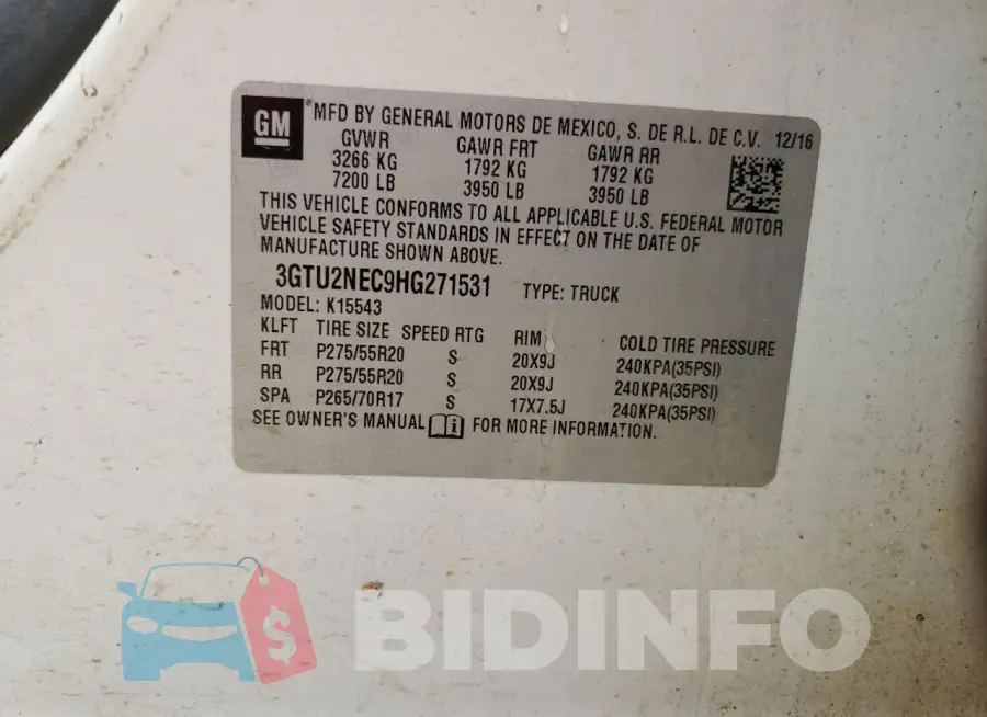3GTU2NEC9HG271531 Photo# 12