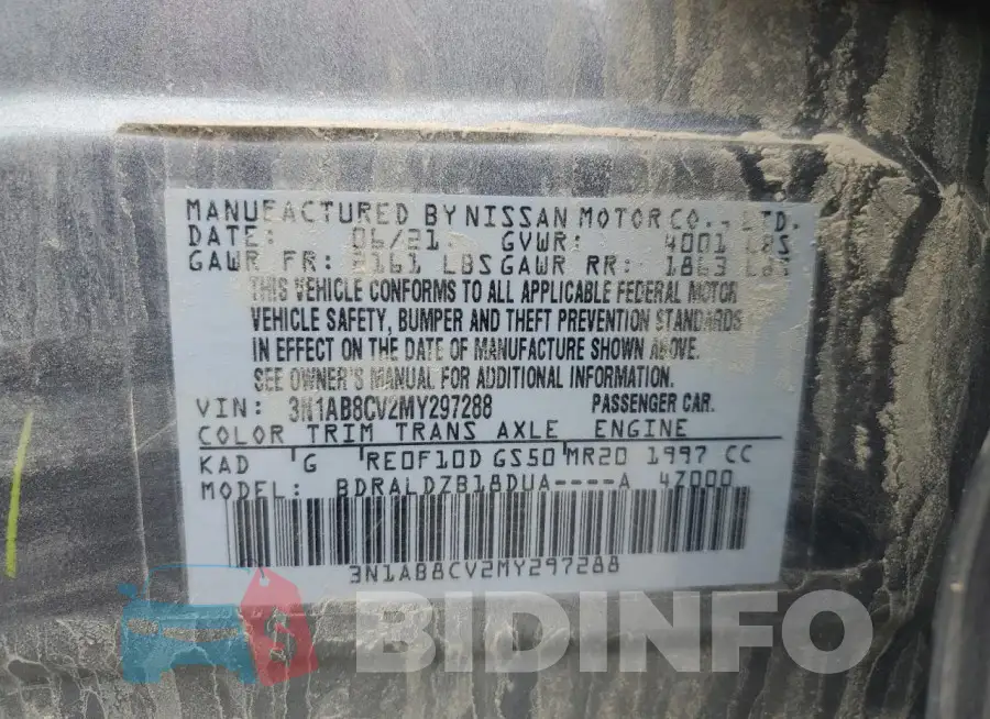 3N1AB8CV2MY297288 Photo# 12