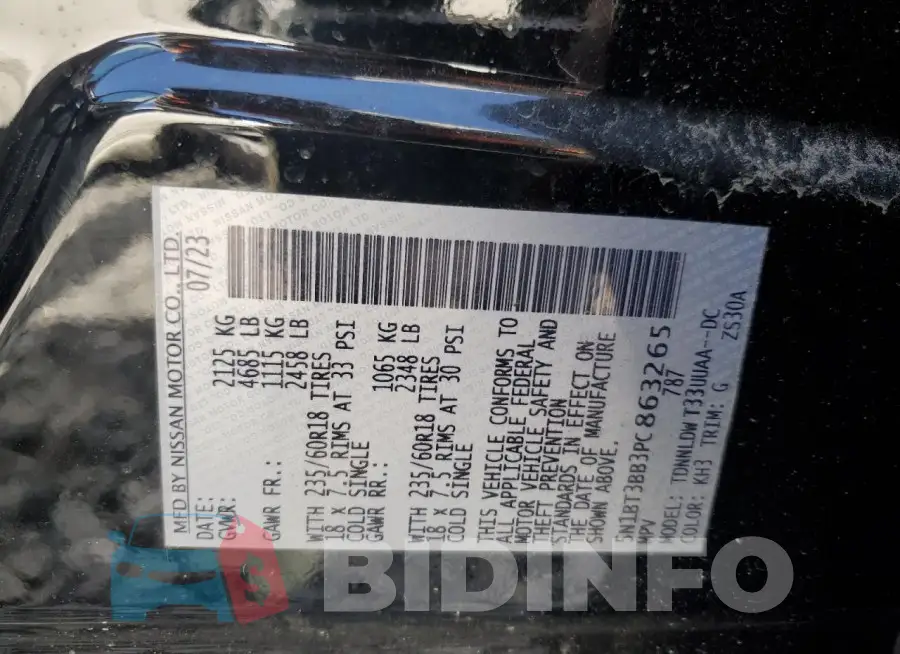 5N1BT3BB3PC863265 Photo# 13