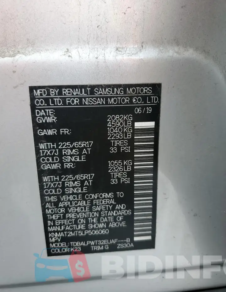 KNMAT2MT5LP506060 Photo# 12