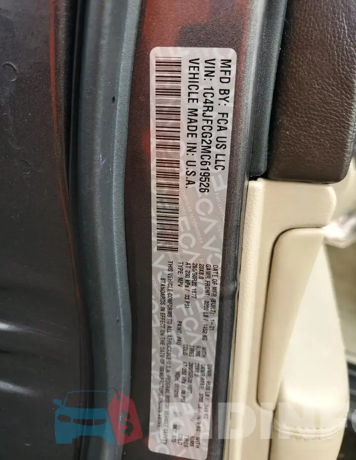 1C4RJFCG2MC619526 Photo# 13
