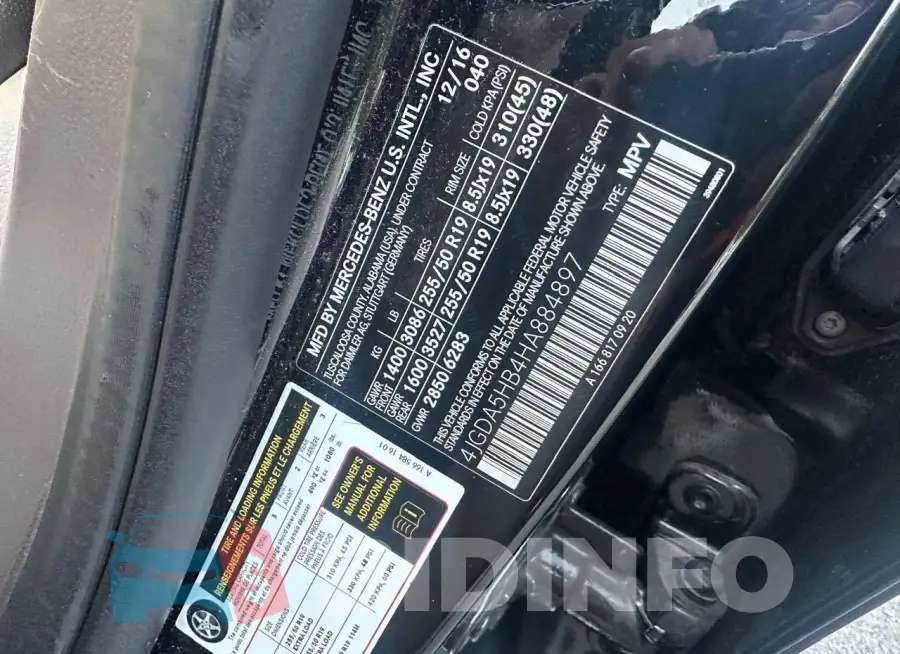 4JGDA5HB4HA884897 Photo# 10