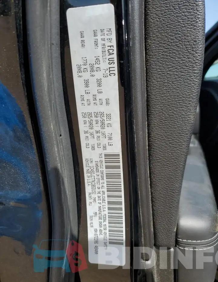 1C4SDJCT7KC853151 Photo# 13