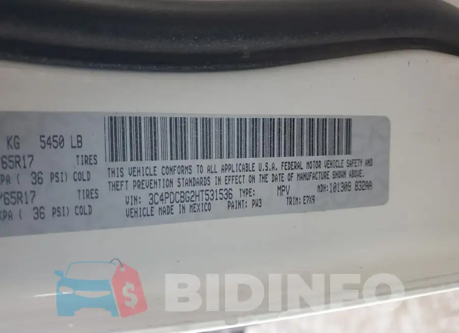 3C4PDCBG2HT531536 Photo# 13