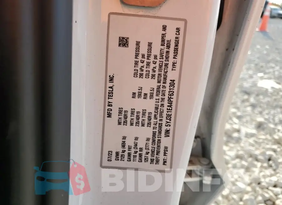 5YJ3E1EA4PF631304 Photo# 13
