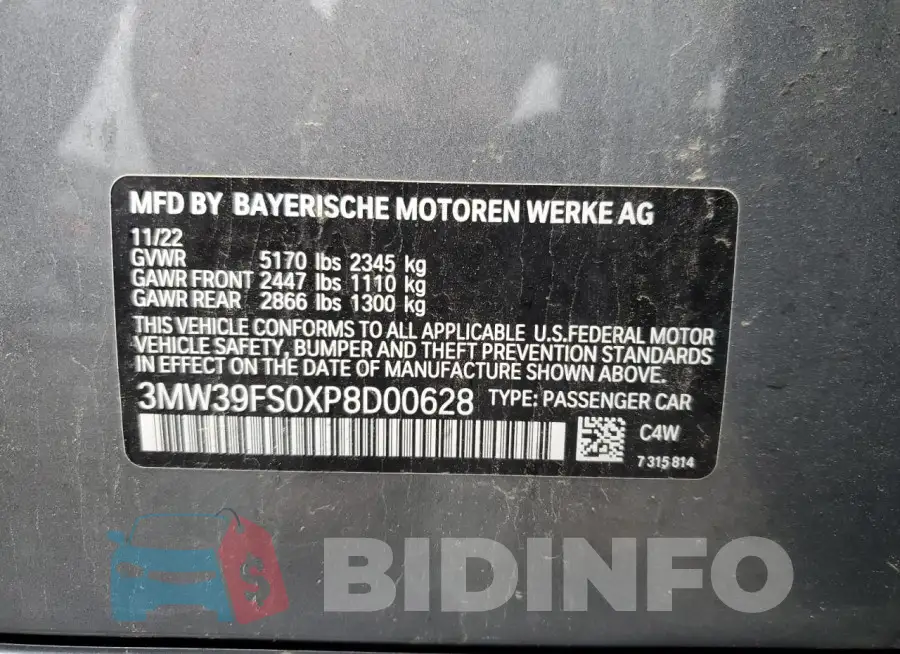 3MW39FS0XP8D00628 Photo# 12