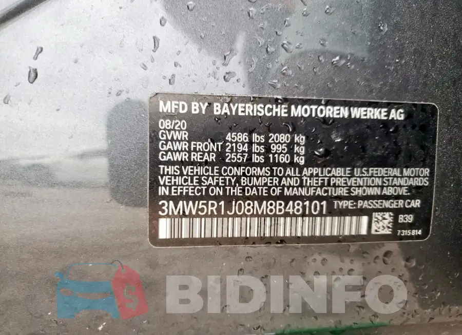 3MW5R1J08M8B48101 Photo# 13