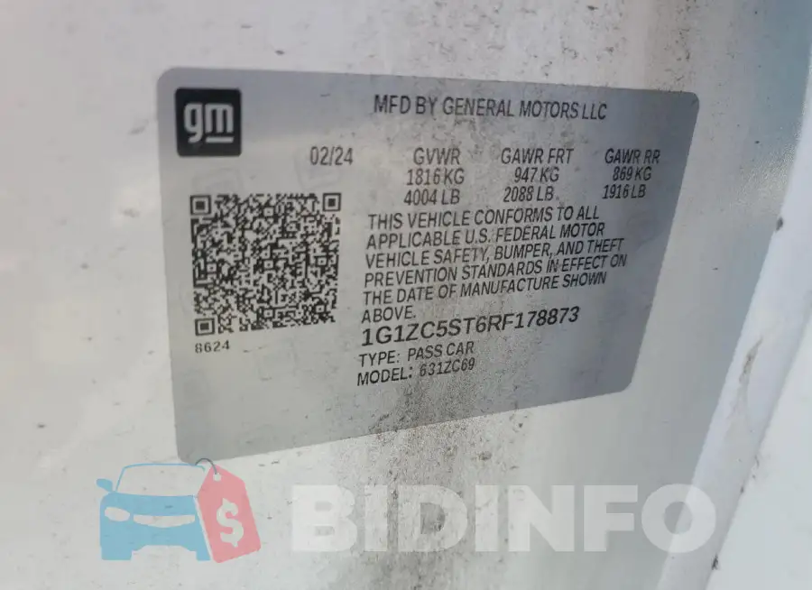 1G1ZC5ST6RF178873 Photo# 12