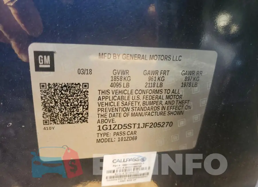 1G1ZD5ST1JF205270 Photo# 12