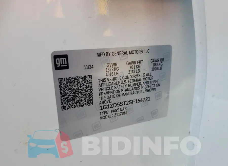 1G1ZD5ST2SF154721 Photo# 12