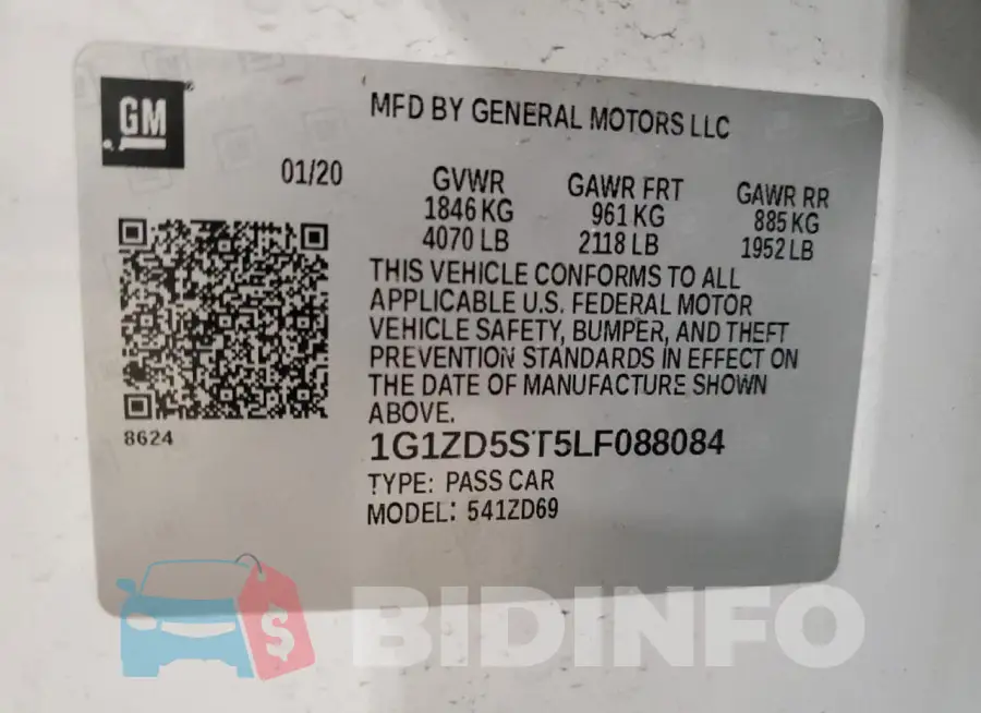 1G1ZD5ST5LF088084 Photo# 12