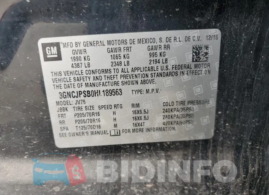 3GNCJPSB0HL189563 Photo# 13