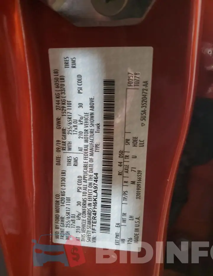 1FTER4FH6KLA97464 Photo# 12