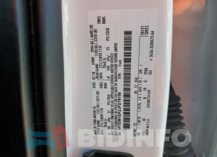 1FTEW1EP2JFD78156 Photo# 12