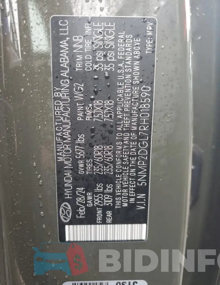 5NMP2DGL7RH018590 Photo# 13