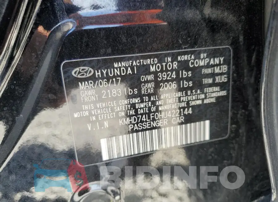 KMHD74LF0HU422144 Photo# 12
