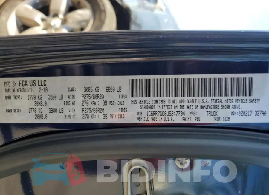 1C6RR7GG0JS247704 Photo# 13
