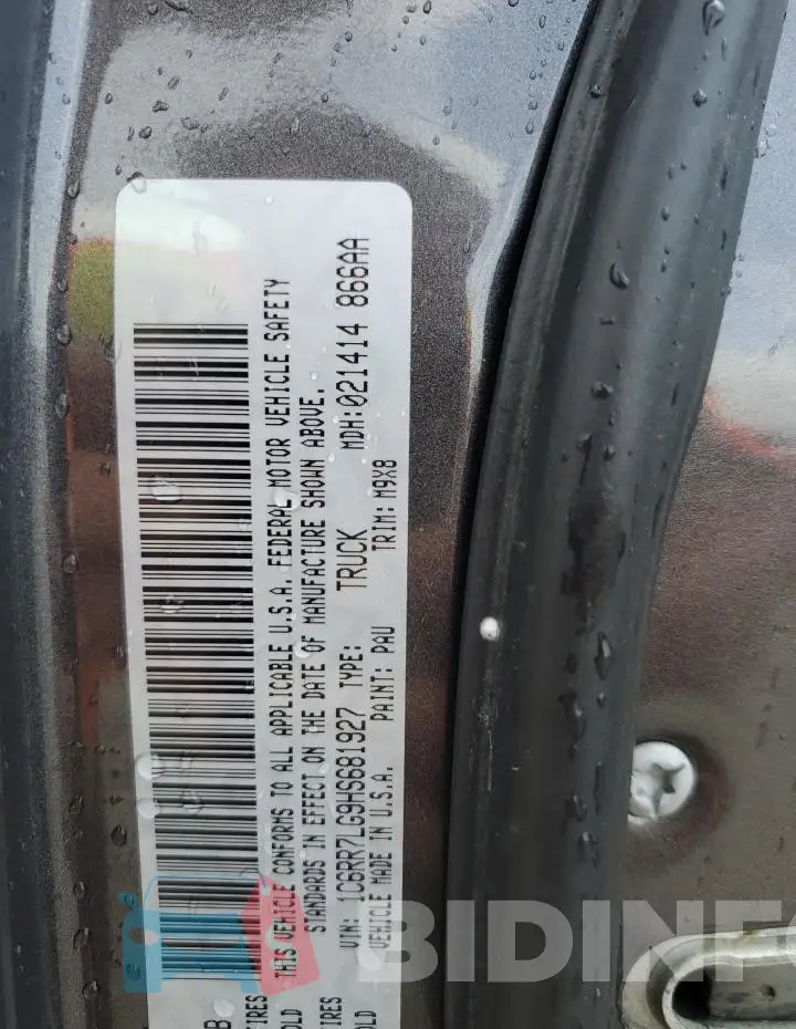 1C6RR7LG9HS681927 Photo# 12