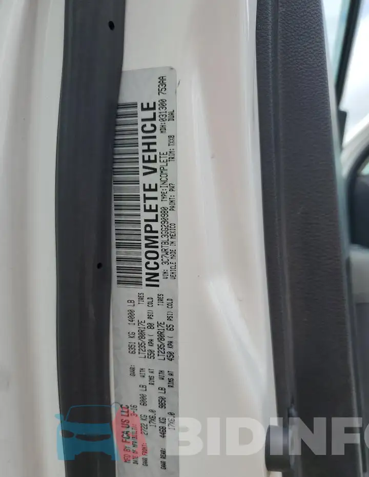 3C7WRTBL3GG290980 Photo# 12