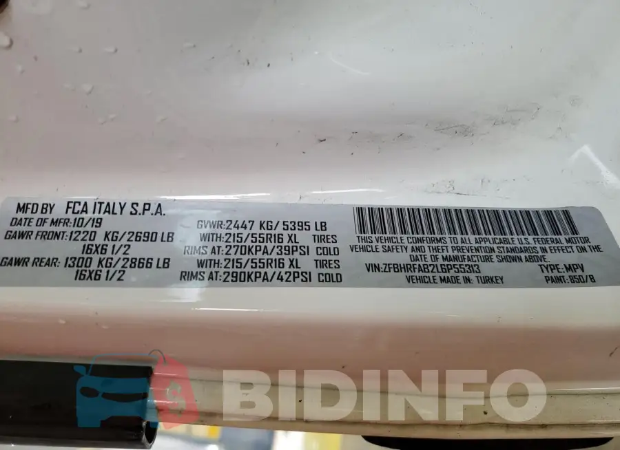 ZFBHRFAB2L6P55313 Photo# 13