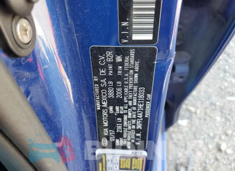 3KPFL4A71HE118033 Photo# 12