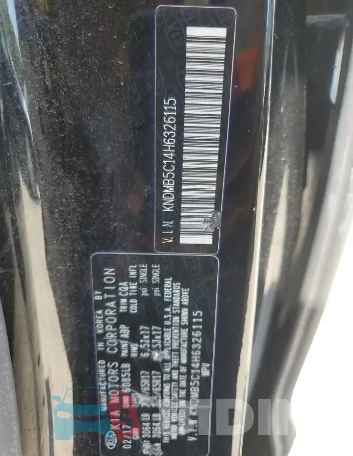 KNDMB5C14H6326115 Photo# 13
