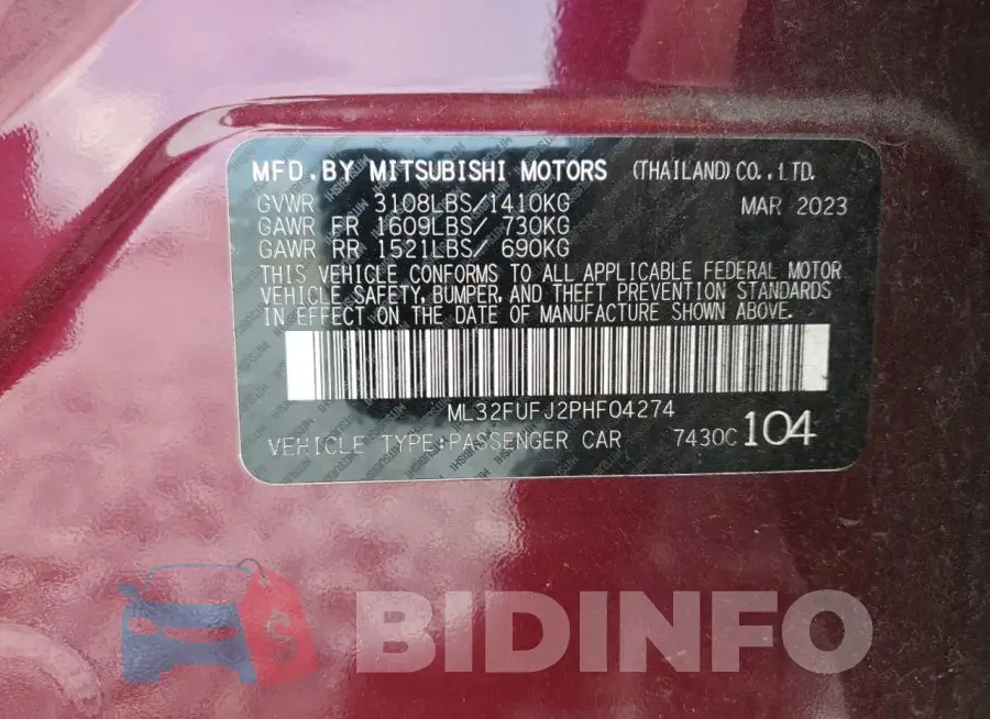 ML32FUFJ2PHF04274 Photo# 13