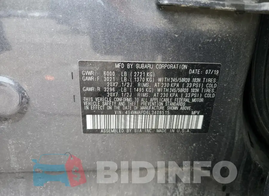4S4WMAPD6L3408515 Photo# 14