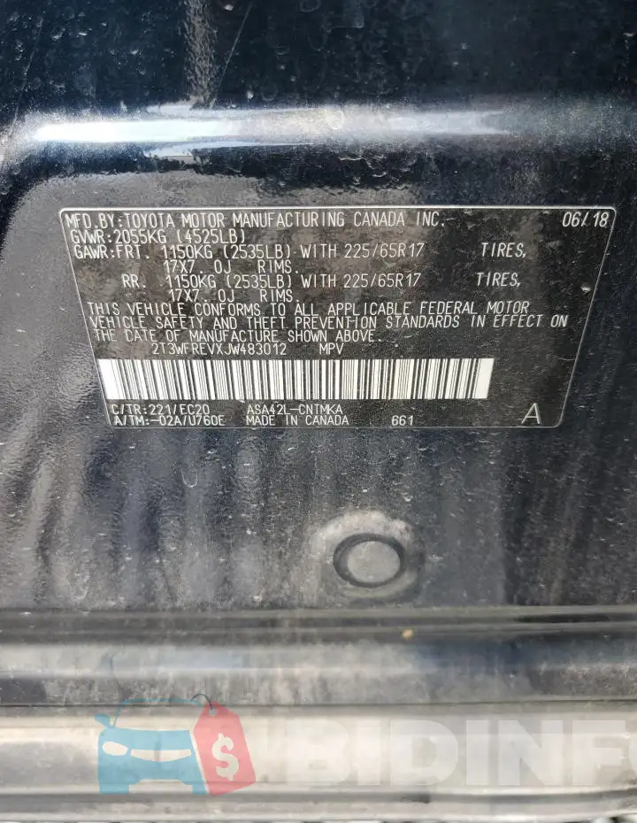 2T3WFREVXJW483012 Photo# 13