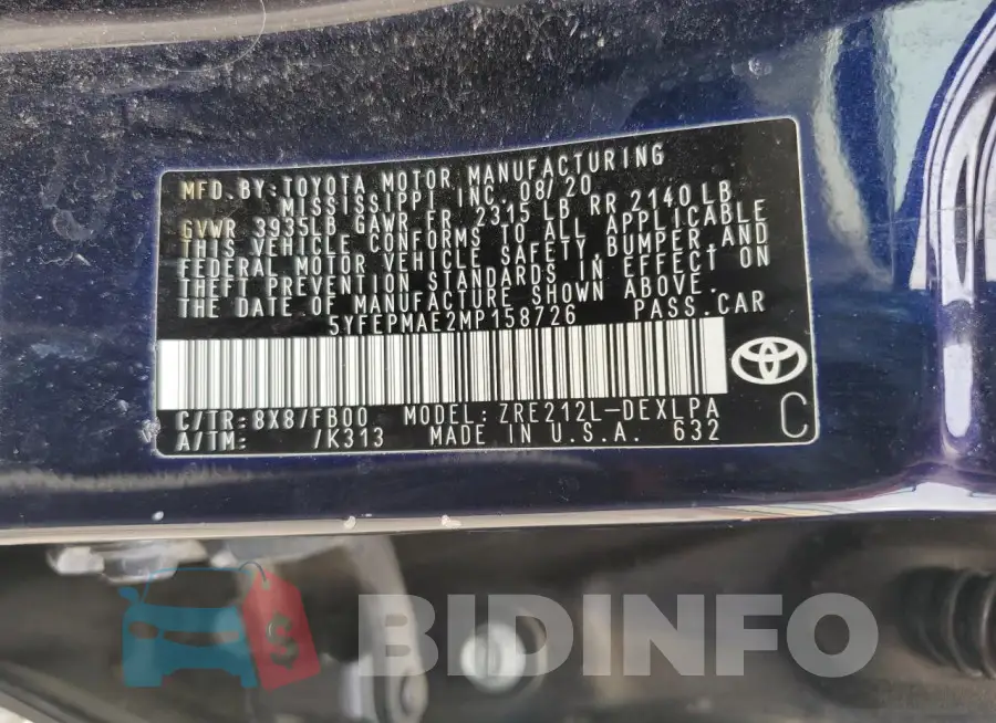 5YFEPMAE2MP158726 Photo# 12