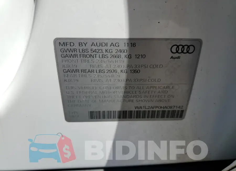 WA1L2AFP0HA087142 Photo# 14