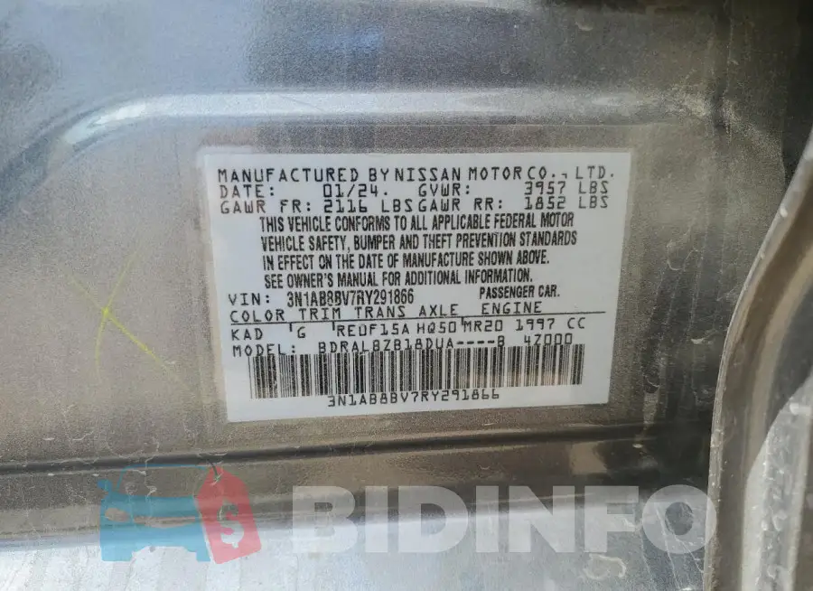 3N1AB8BV7RY291866 Photo# 12