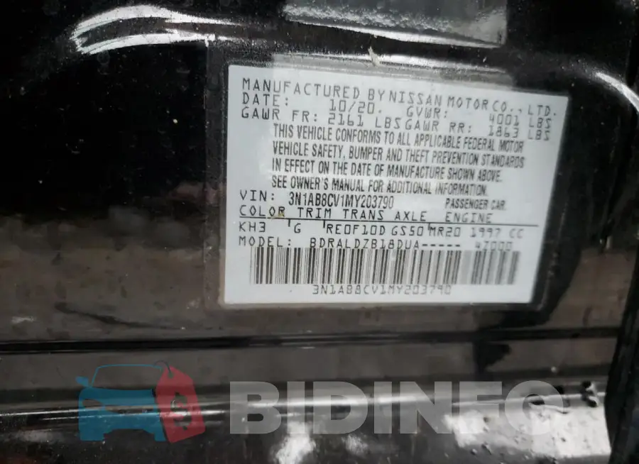 3N1AB8CV1MY203790 Photo# 12