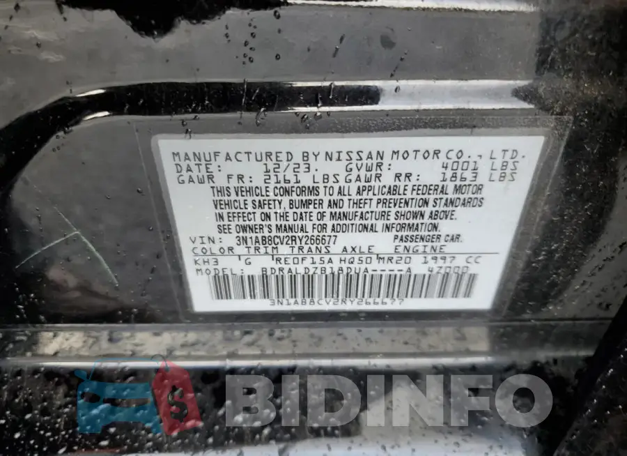 3N1AB8CV2RY266677 Photo# 12