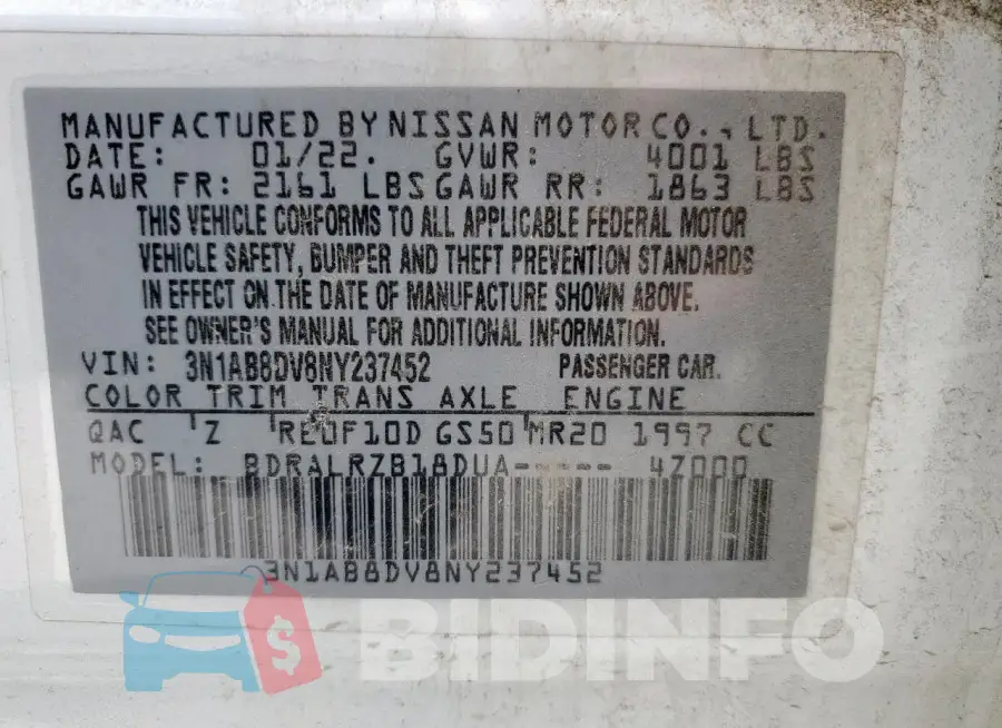 3N1AB8DV8NY237452 Photo# 12