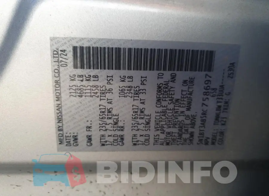5N1BT3AB5RC758697 Photo# 12