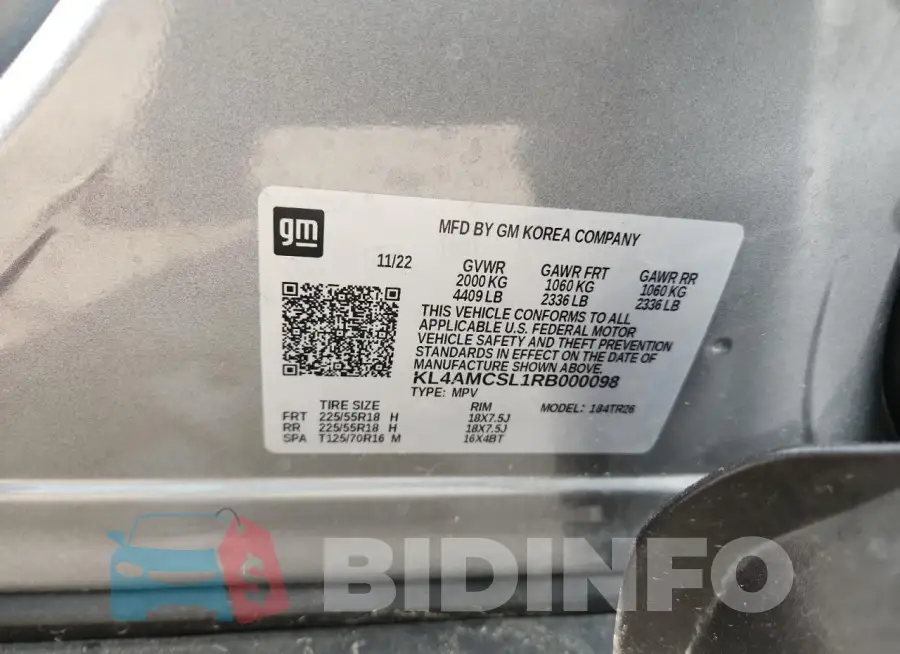 KL4AMCSL1RB000098 Photo# 12