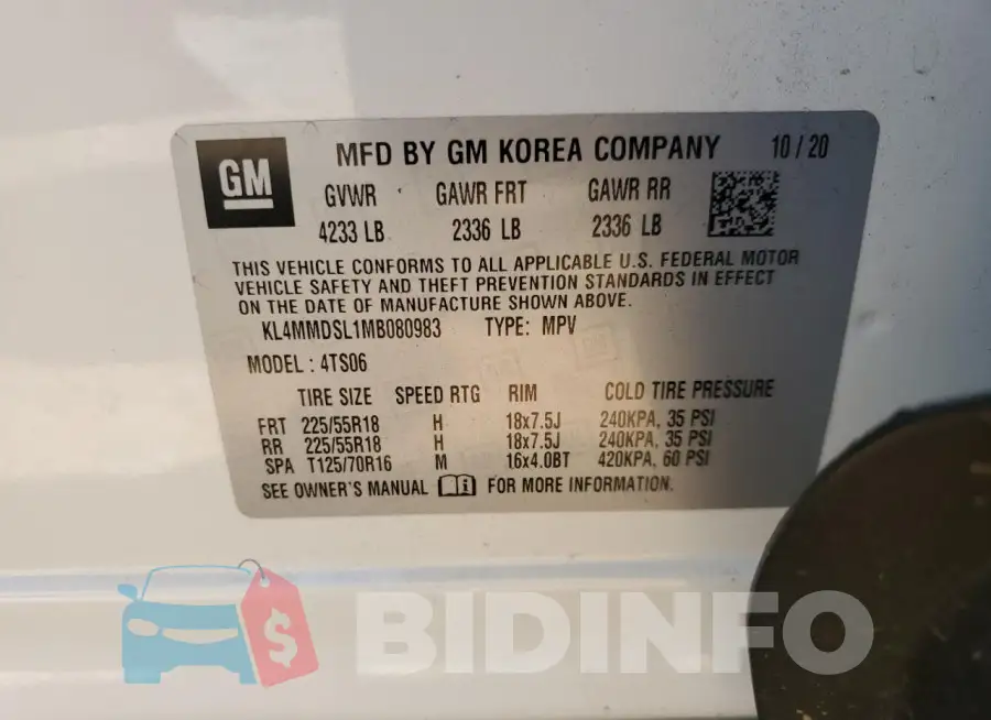 KL4MMDSL1MB080983 Photo# 14