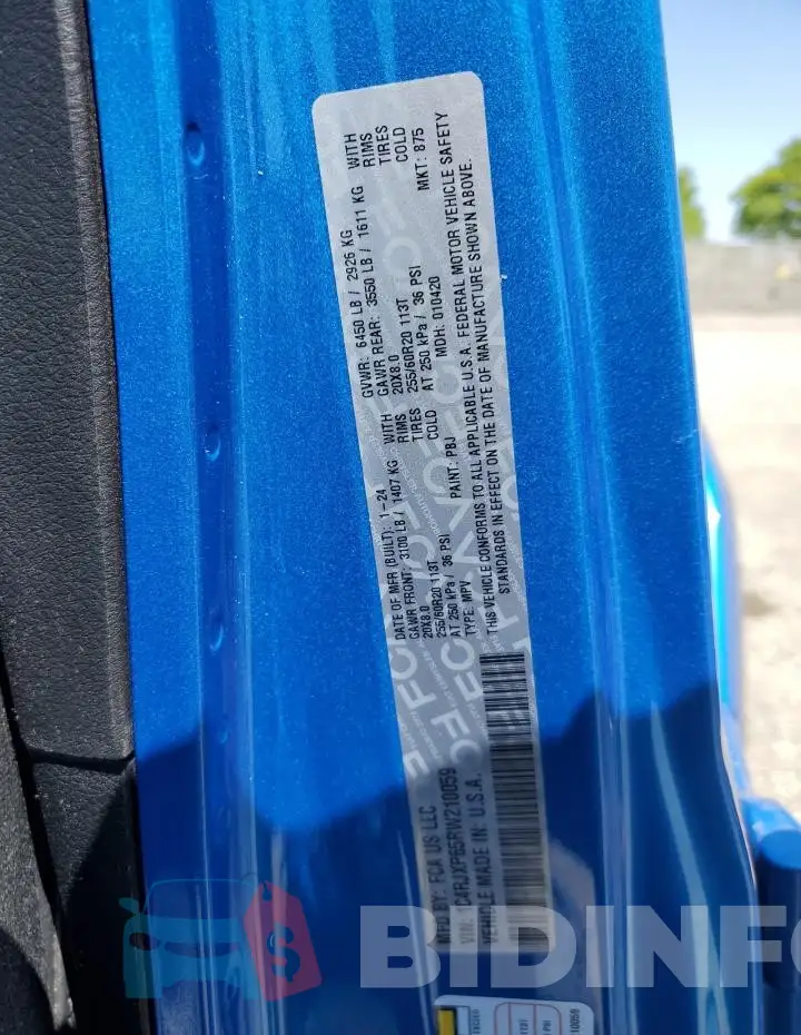 1C4RJXP65RW210059 Photo# 13
